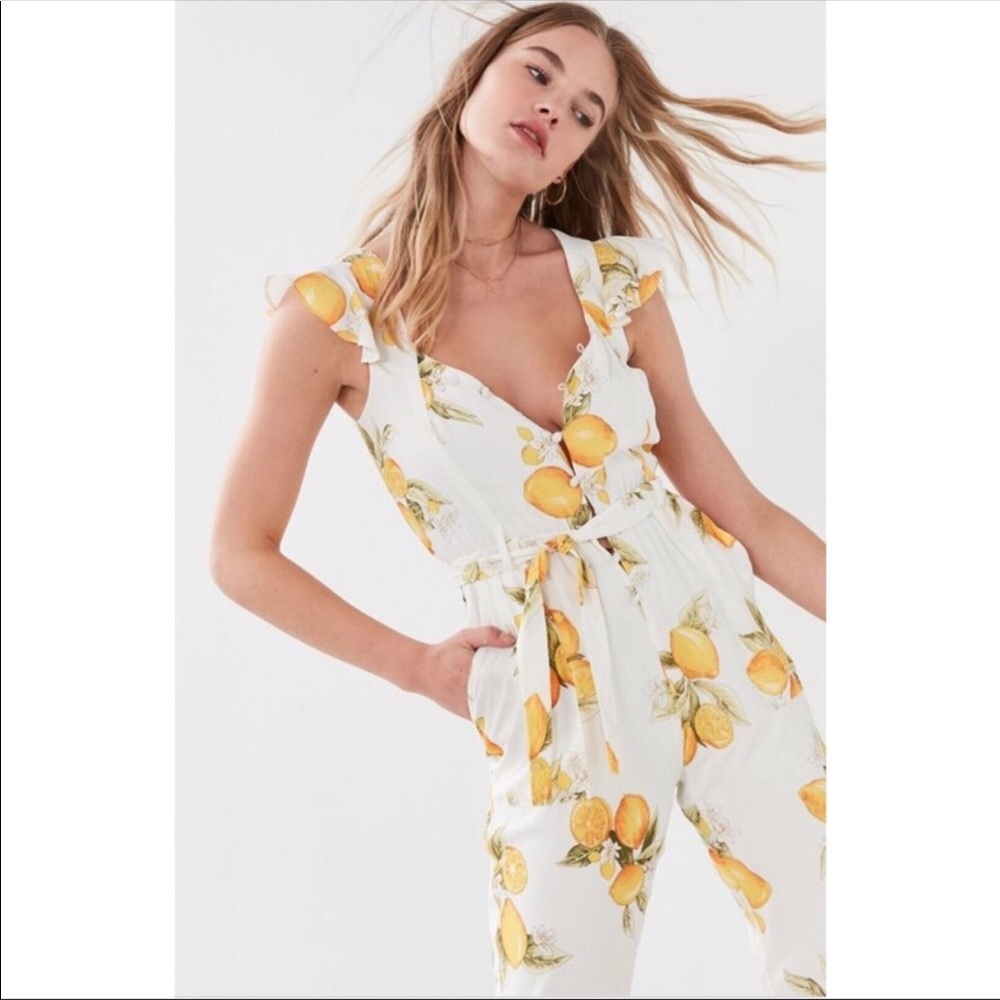 SOLD - For Love & Lemons Limonada jumpsuit size S - Picture 2 of 11